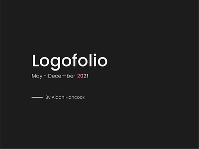 Logofolio 2021 branding design logo logo design logofolio