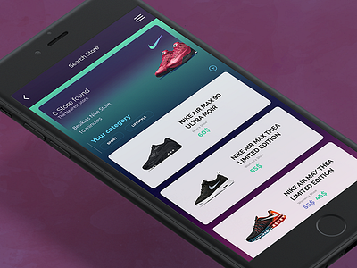 Search Shoes Category app category design icon mobile nike product design search shoes shot sports ui