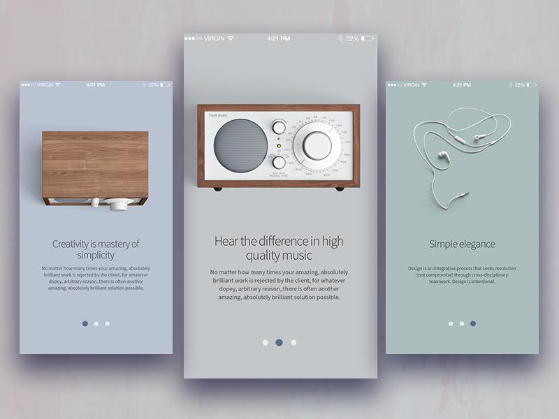 Onboarding Screen by Buray Yüksel on Dribbble