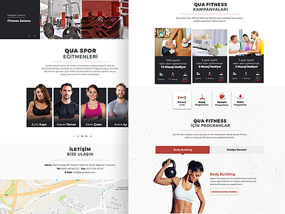 Fitness Landing Page crossfit design fitness gym landing shot site sport ui ux web