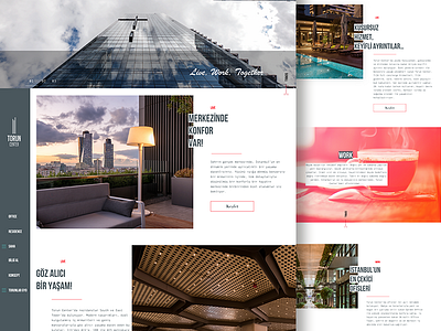 Torun Center | Homepage architecture building company design homepage project ui ux web design