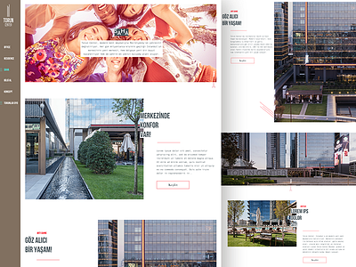 Torun Center | Saha architecture building center company design page project shot ui ux web design
