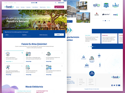 FuzulEv | Homepage blue design form homepage illustration page project shot ui ux web website