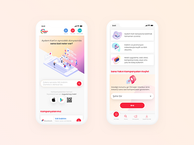 Aydem Kart | Shopping Card app design homepage illustration ios mobile page project shop shopping shot ui ux vector web website