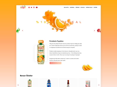 Product Details design detail page fruit orange page product project shot ui ux web website