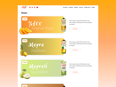 Product List design homepage juice list mobile page product design products project shot ui ux web website