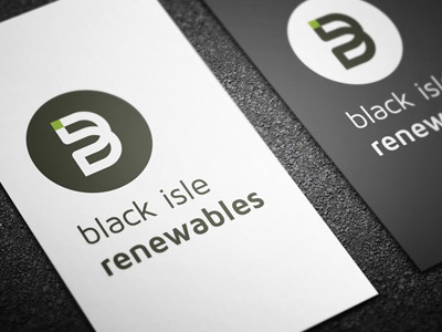 Black Isle Renewables brand logo