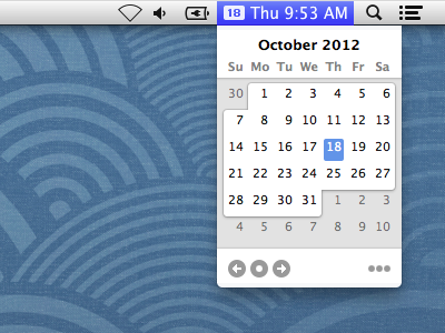 Itsycal calendar mac osx