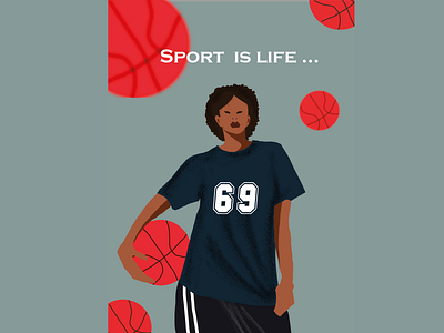 Sport is life ball basketball sport is life