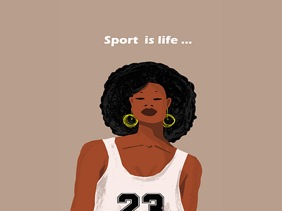 Sport is life girl sport sport is life