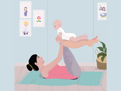 Mom and baby baby mom mom and baby yoga