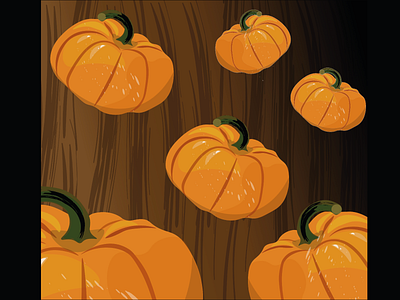 Pumpkin orange oval pumpkin