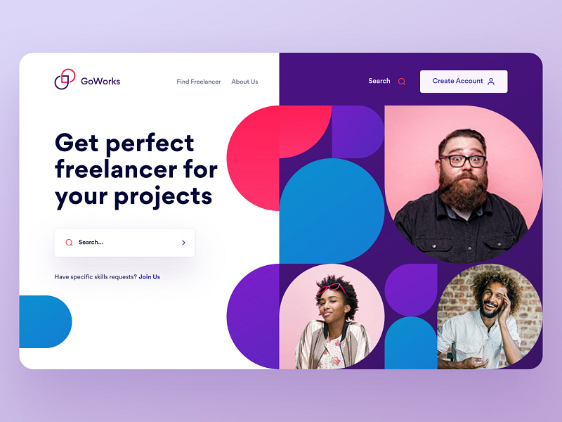 Freelance Landing Page by Ideaforest on Dribbble