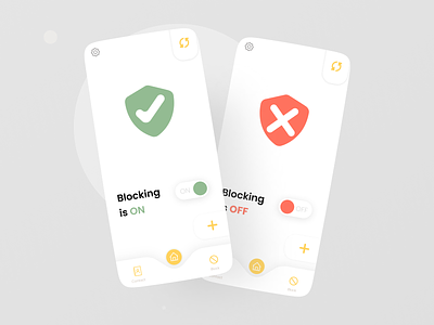 Call Blocker App app call blocker design graphic design mobile design ui uiux design ux