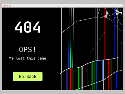 008_404 Error Page_UI Daily Challenge. design graphic design illustration ui