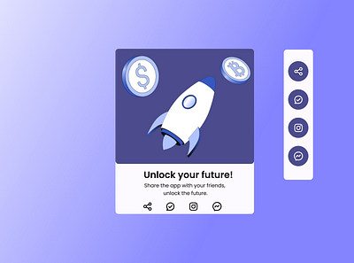Social Share UI Design appdesign uidesign uiux