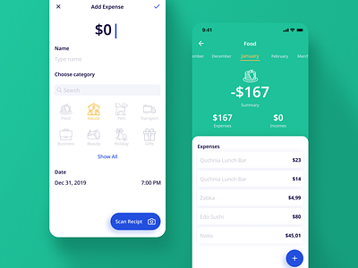 Financial management ai app artificial intelligence finance financial icons minimal mobile money product shop simple simple clean interface ui ux