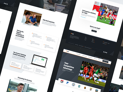 HUDl Elite Sports clean design sport ui uidesign ux web webdesign