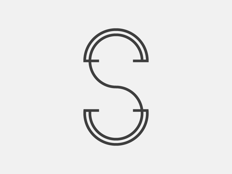 S Monogram animation branding design identity illustration logo logotype mark monogram s simple symbol
