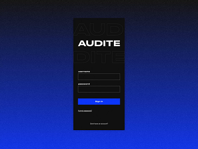 Audite Music player UI animation app brutalist dailyui design musicplayer ui