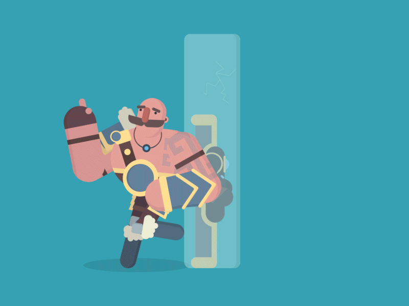 Braum after effects animation braum flat illustrator league of legends loop