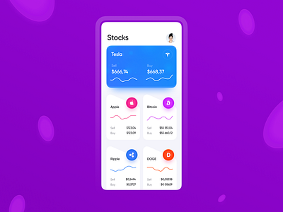 Coin Market App - Design Concept