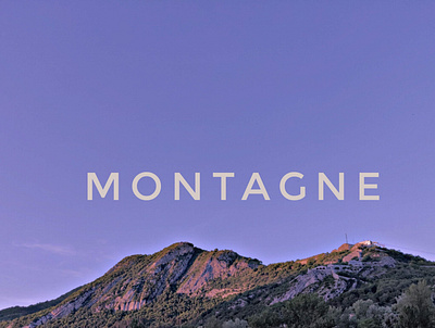 TEINTE ROSÉ effects france green landscape montain mountains nature photography purple aesthetics typography