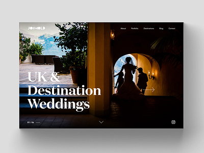Jon Mold Wedding Photography Website Design