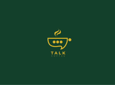 Talk Coffee branding graphic design logo