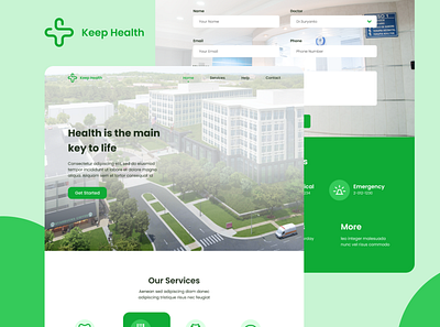 Medical Consultation adobe figma fima hospital web medic medical ui ui designer ui ux ux designer web desing website