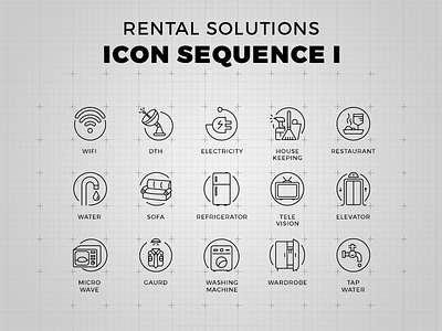 Rental Solutions - Icon Set