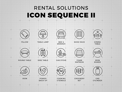 Rental Solutions - Icon Set