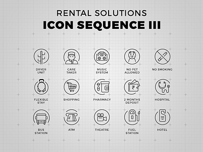 Rental Solutions - Icon Set