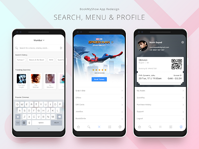 02. BookMyShow App Redesign