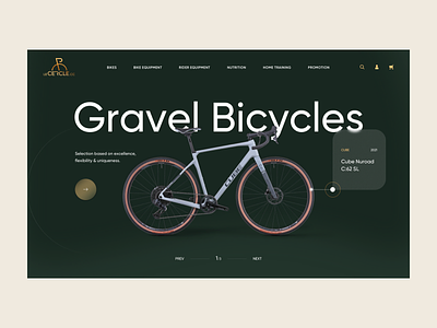 Le Cercle - Homepage Concept bicycles bikes clean design e commerce homepage leisure luxury modern product shopify sport ui ux web