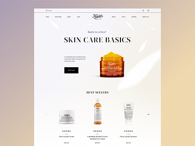 Kiehl's - Homepage Concept