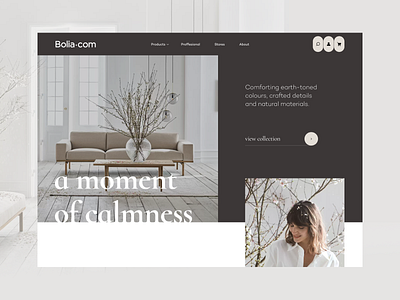 Bolia - Homepage Concept