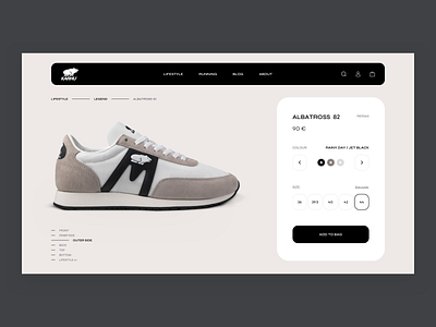 Karhu - Product Page Concept