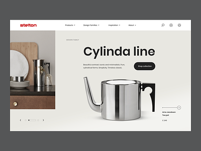 Stelton - Homepage Concept