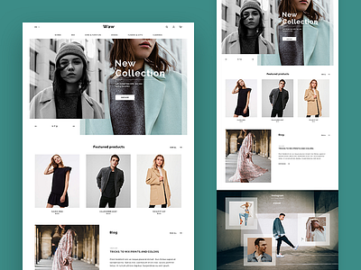 Waw e-commerce design