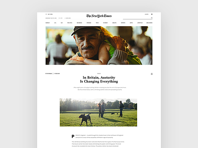 The New York Times Article article black blog clean magazine minimal new newspaper redesign times white york