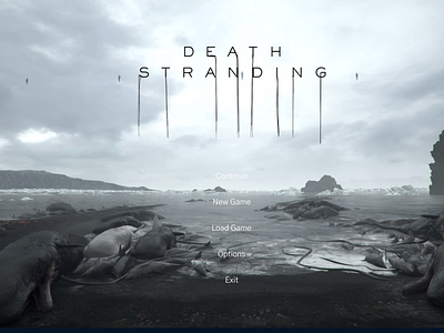 Random Death Stranding Main Menu UI