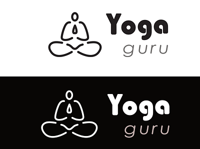 Yoga guru - A local yoga studio design graphic design icon illustration logo yoga