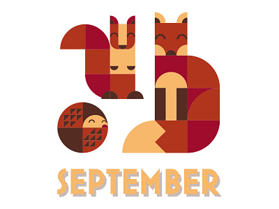 September Wall design illustration