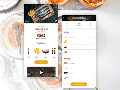 Recipe App Design app cook cooking design mobile recipe ui ux