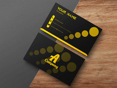 Business Card Concept black business card design branding business card business card designs design graphic design illustration modern business card professional business card