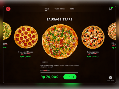 Pizza Hut Landing Page UI Exploration graphic design landing page design ui uiux uiux design ux website design