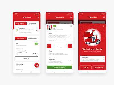 Yemek Sepeti Lite / Mobile Redesign app design card design information architecture uidesign ux design