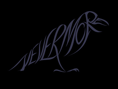 Nevermore edgar allan poe illustration illustrator the raven