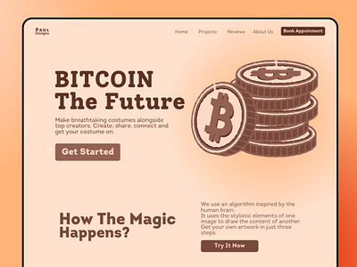 Crypto Landing Page Design 👋🏻